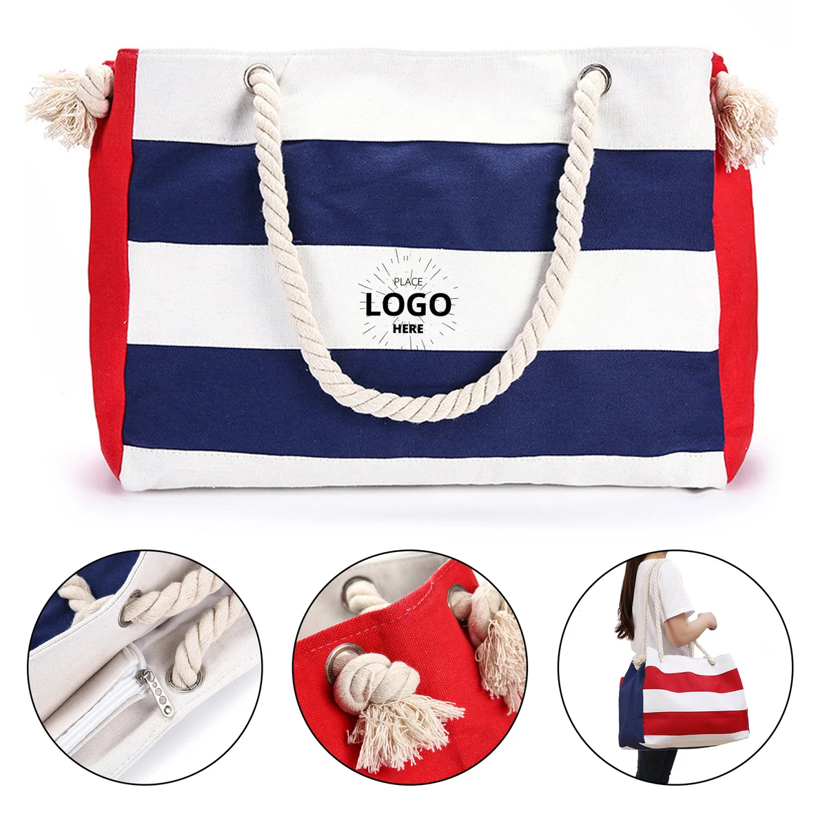 Tote Handheld Bag, custom tote bag with logo imprint 1