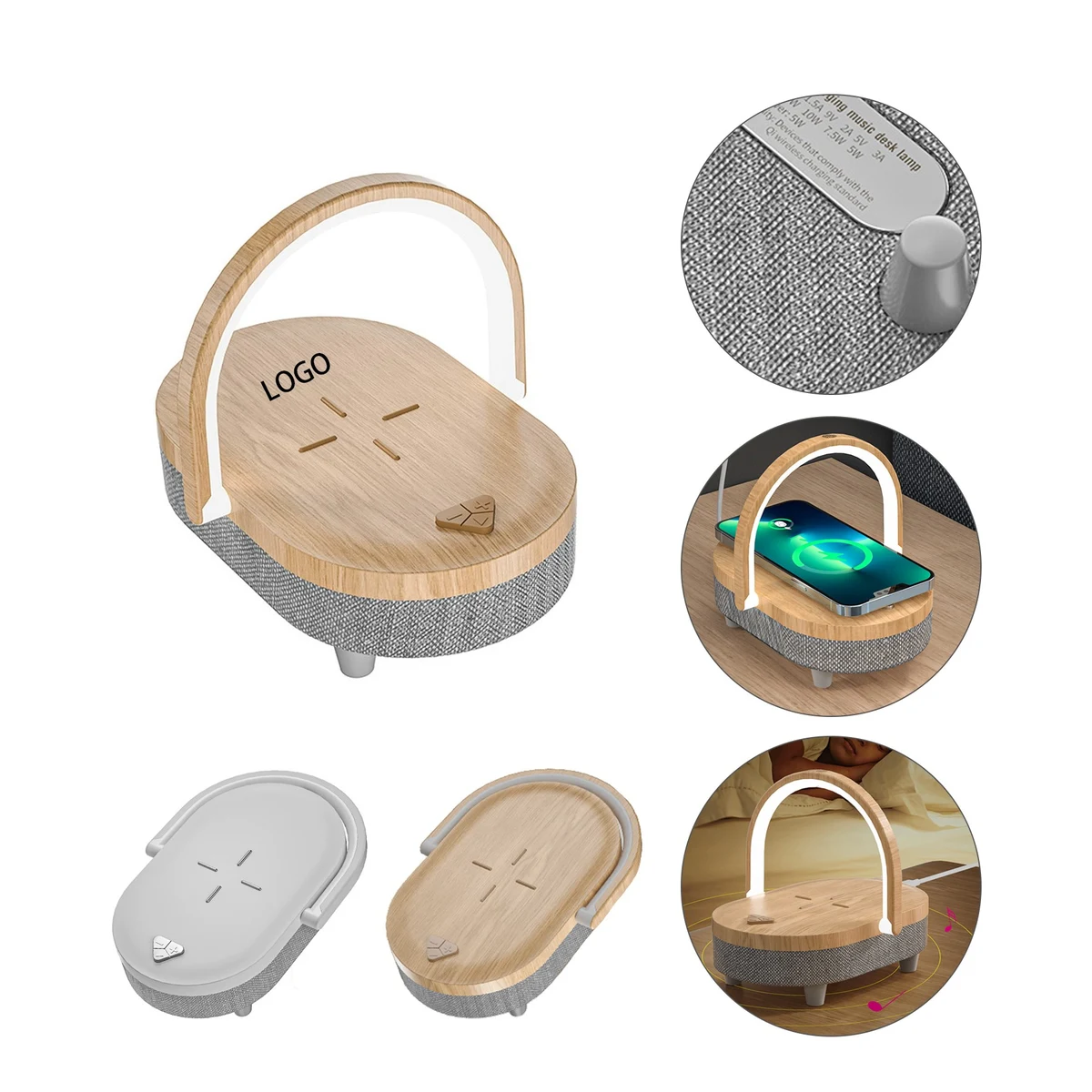 Multifunctional LED Bedside Lamp 1