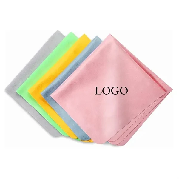 Custom Premium Microfiber Glasses Cloth — Streak-Free Lens Cleaning Promo Item 1