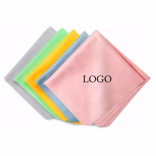 Custom Premium Microfiber Glasses Cloth — Streak-Free Lens Cleaning Promo Item