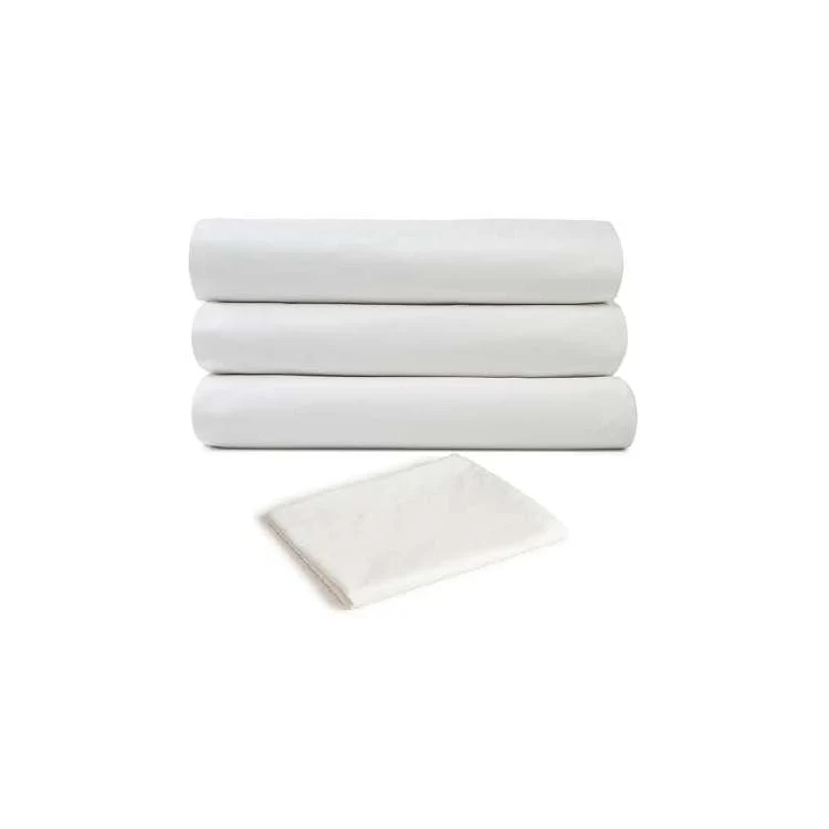 66x115 Golden Cloud White Flat Sheet Twin 1