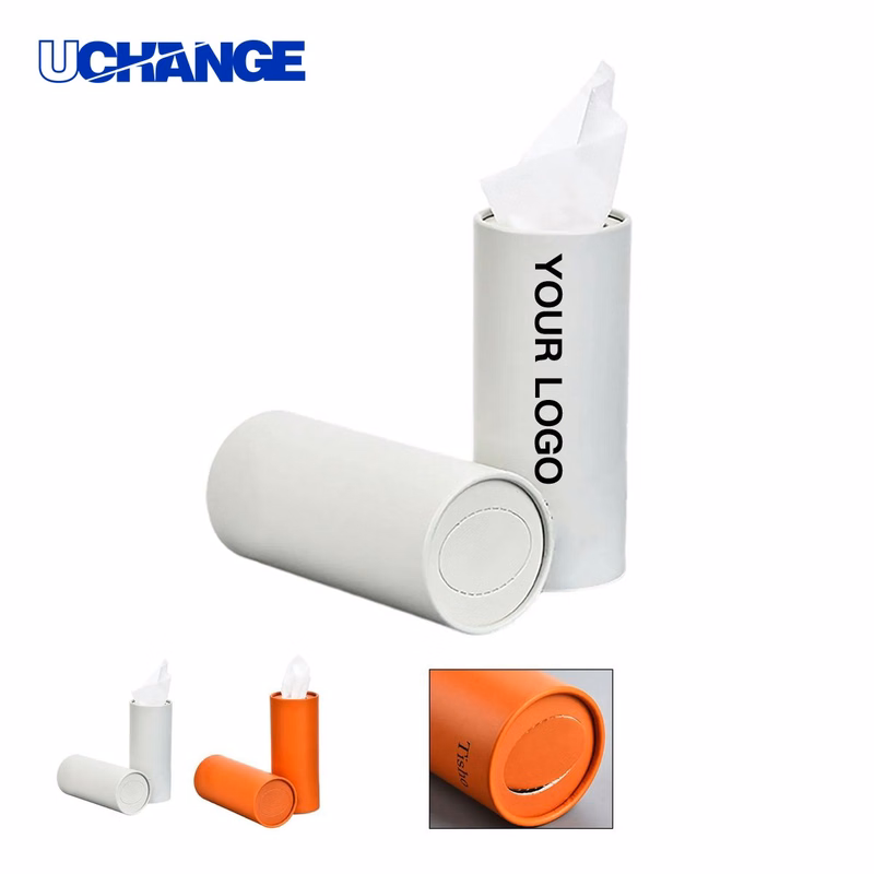 Travel Size Round Tissue Holder for Cars and Trucks