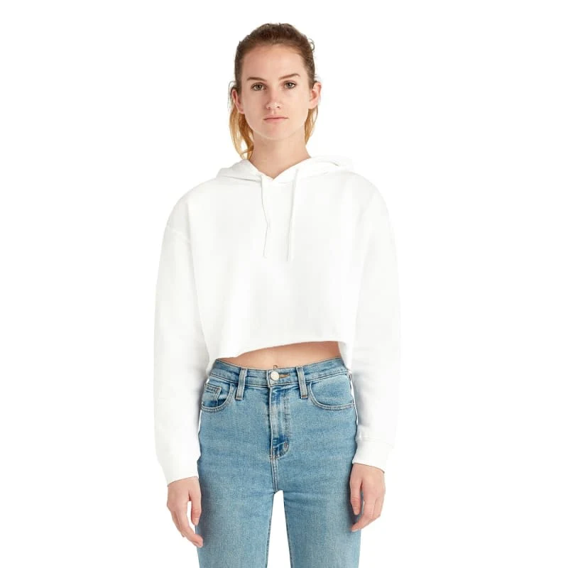 Lane Seven Ladies' Cropped Fleece Hoodie 1