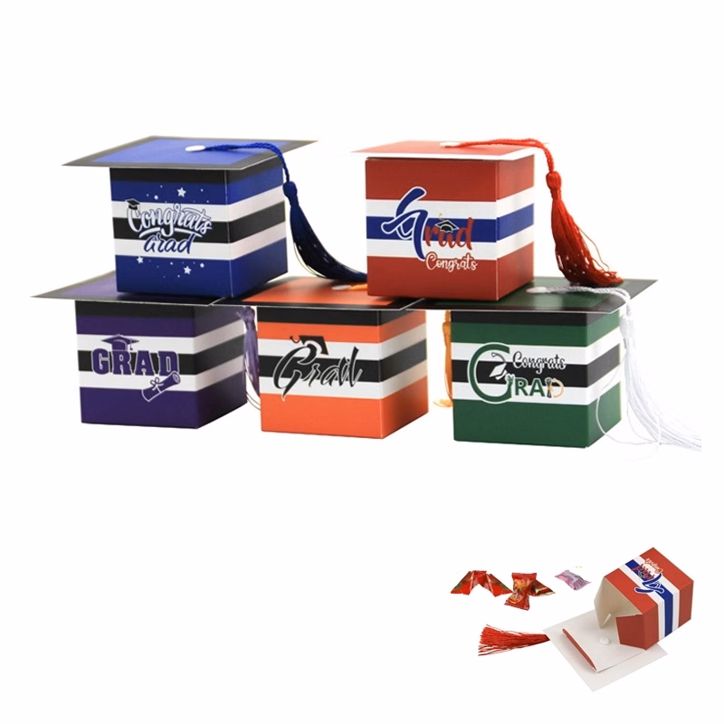 Graduation Cap Shaped Candy Chocolet Box