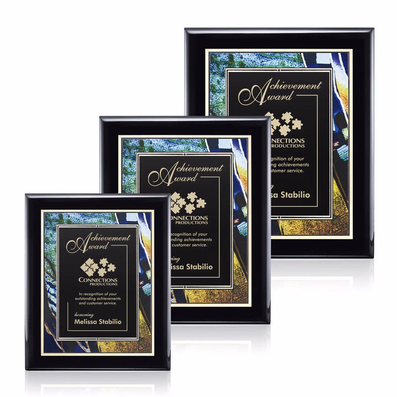 Oakleigh/Verdi Plaque - Black Finish