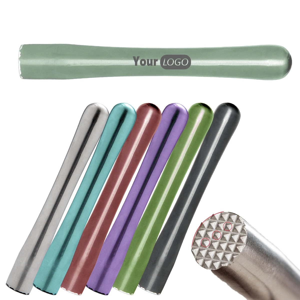 Stainless Steel Durable Muddler For Cocktails And Mocktails 1