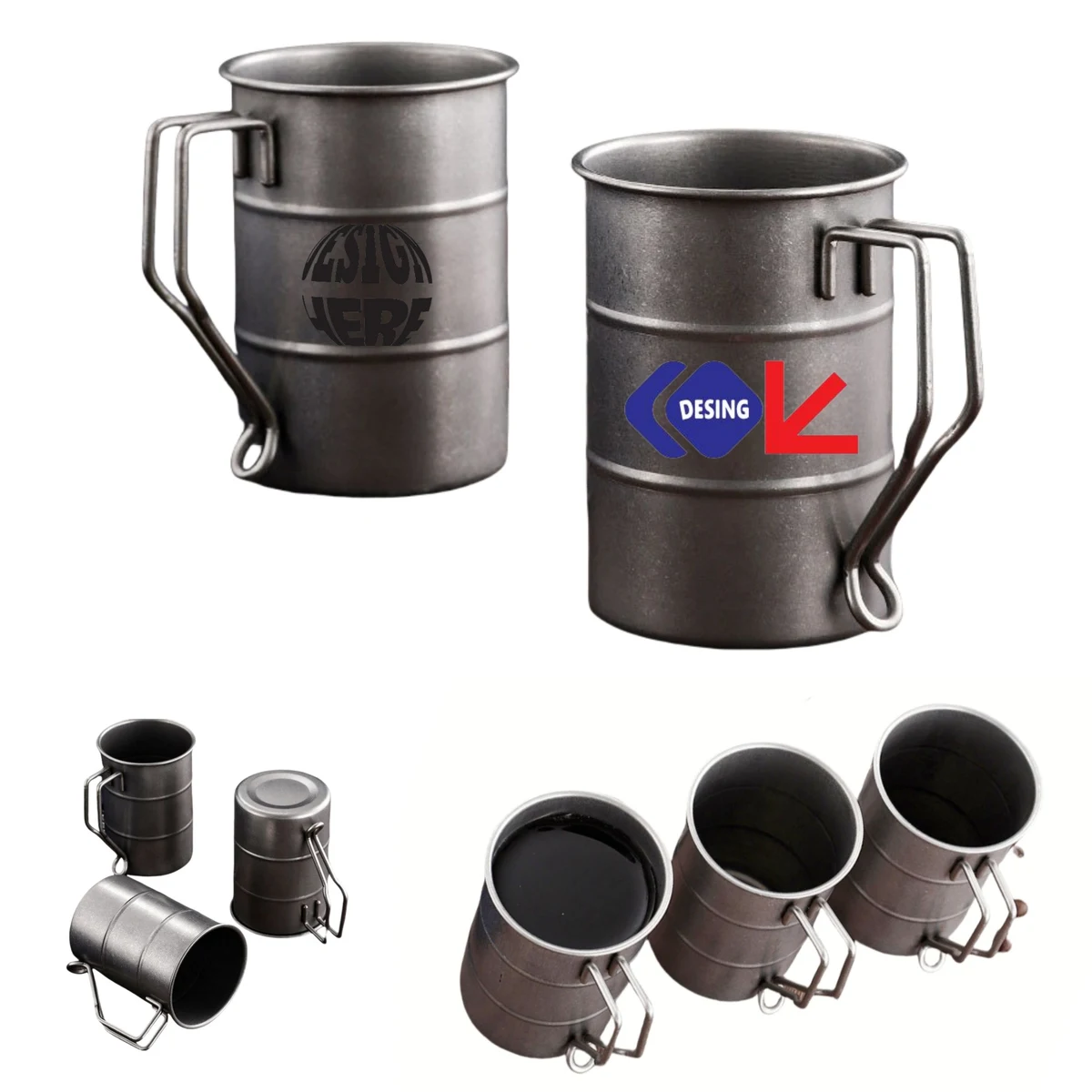 17 OZ Vintage Stainless Steel Cup 1