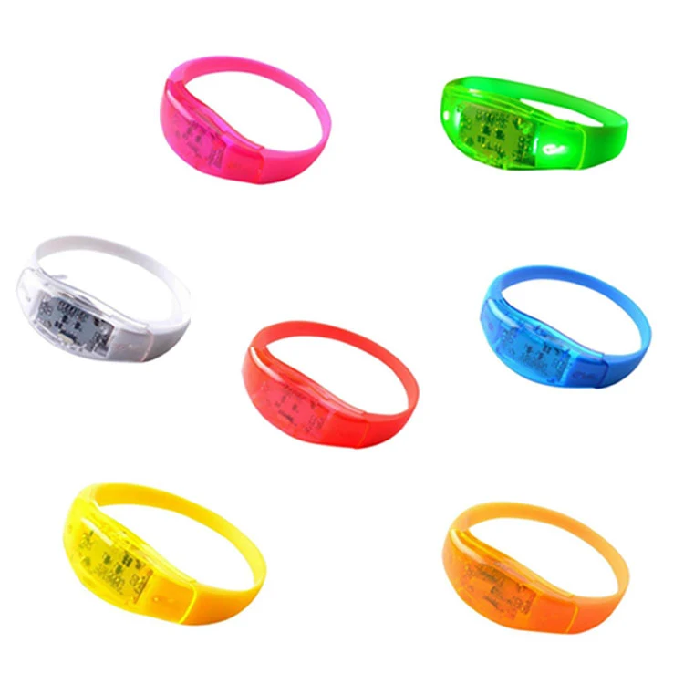Voice Control Light Up Silicone Bracelet 1