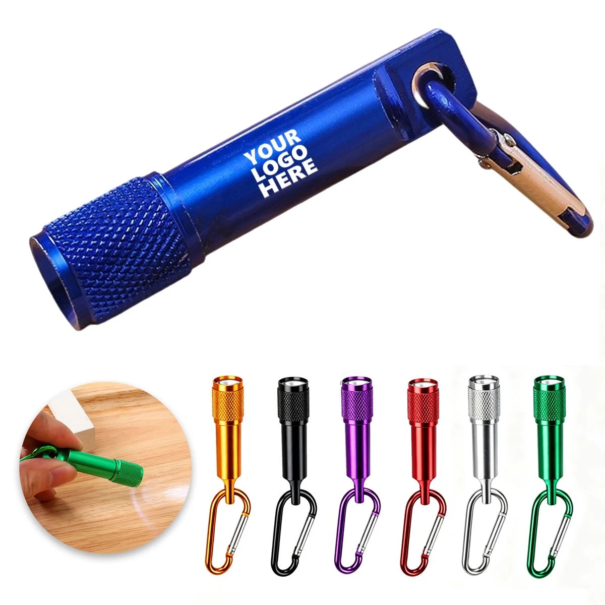 Aluminum Mini LED Flashlight Keychain 1