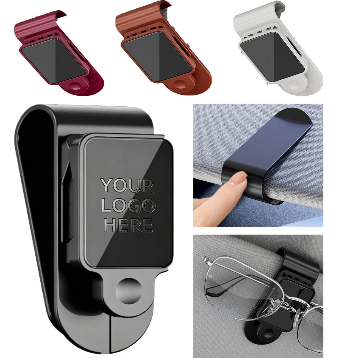 Promotional ABS Car Glasses Clip 1