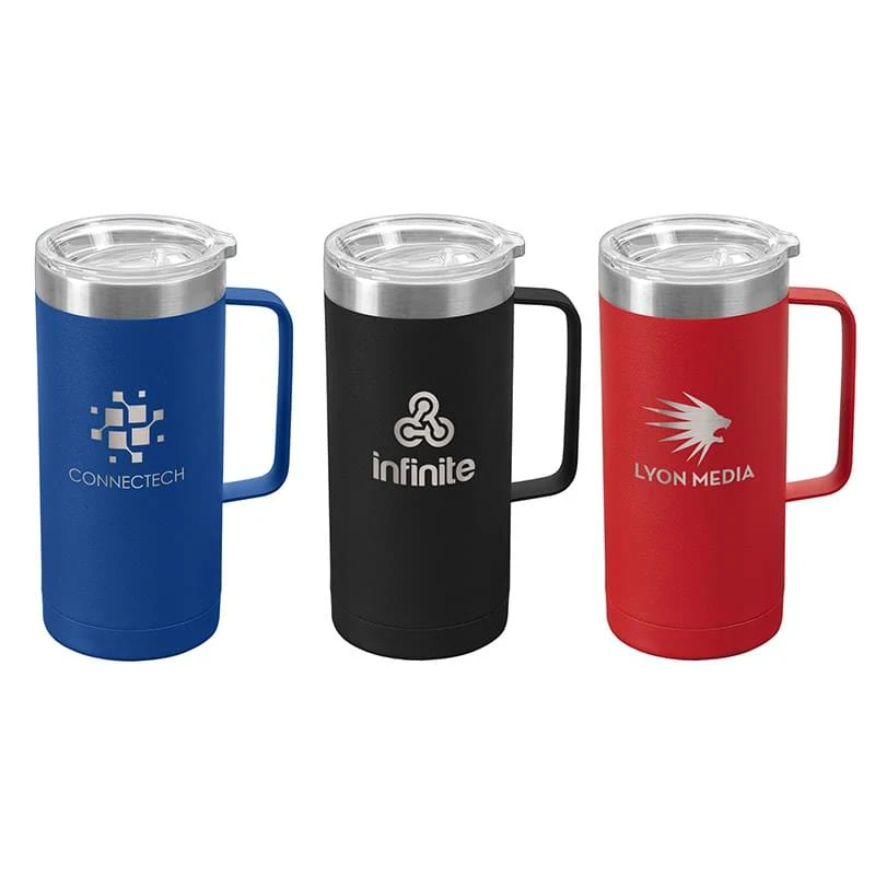 Glamping Tall - 17 oz. Double-Wall Stainless Mug - Laser 1