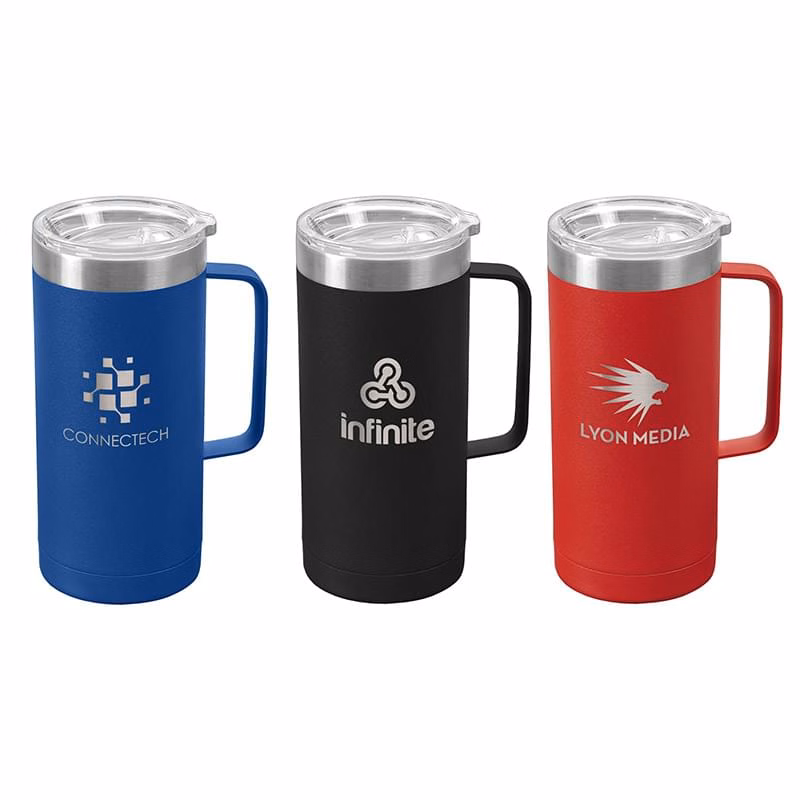 Glamping Tall - 17 oz. Double-Wall Stainless Mug - Laser