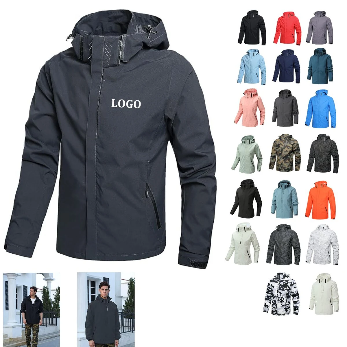 Lightweight Waterproof Rain Jacket 1