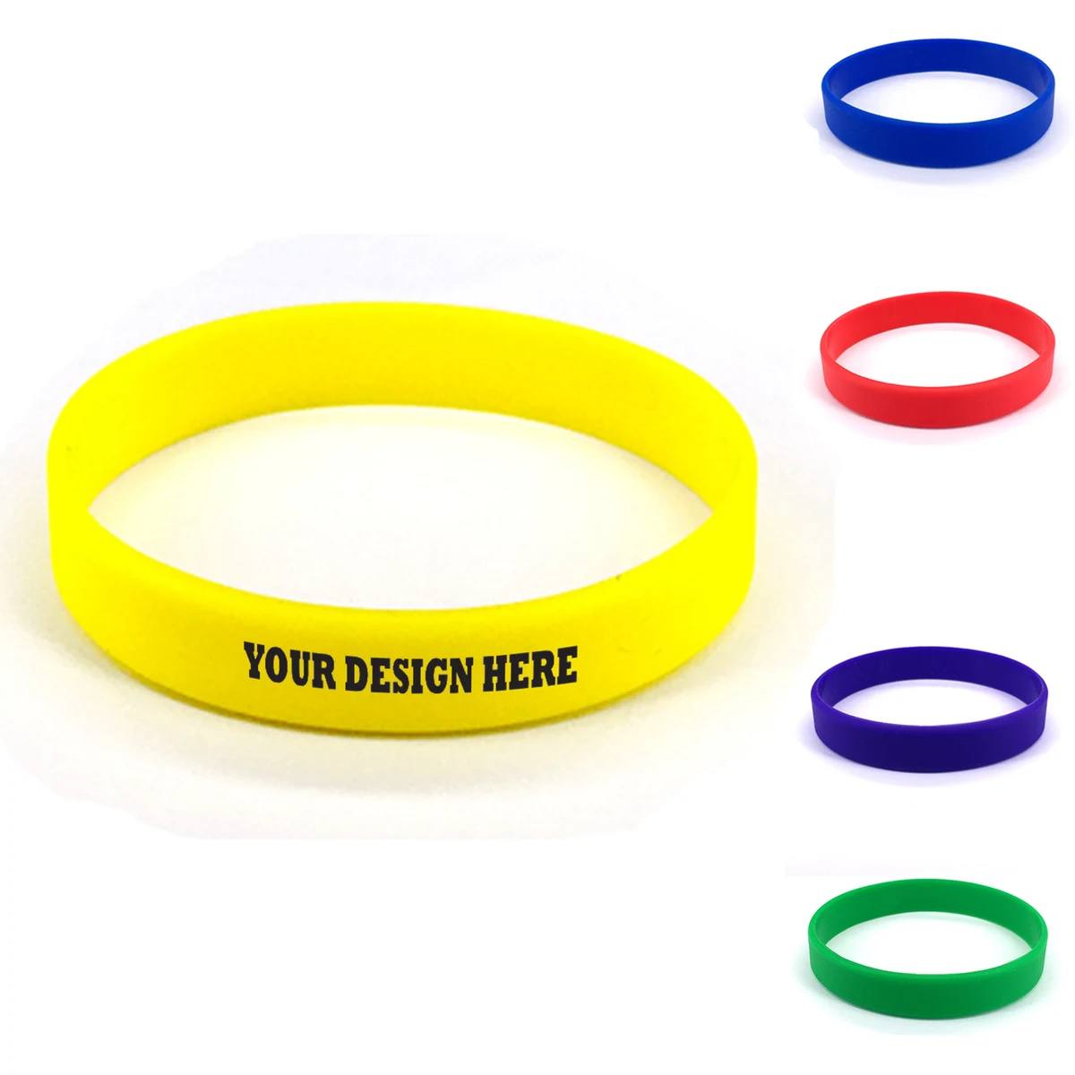 Color-Infused Silicone Wrist Bands 1