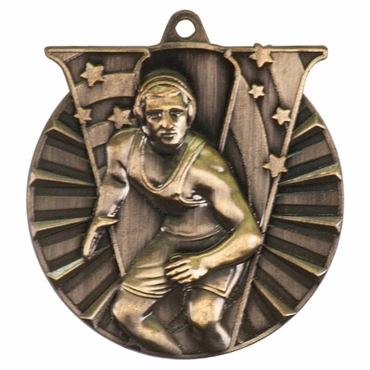 Wrestling Victory Medal 2"