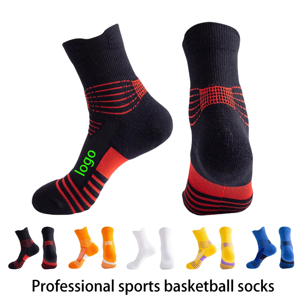 Professional Basketball Socks - Custom Logo, High Performance Athletic Socks 1