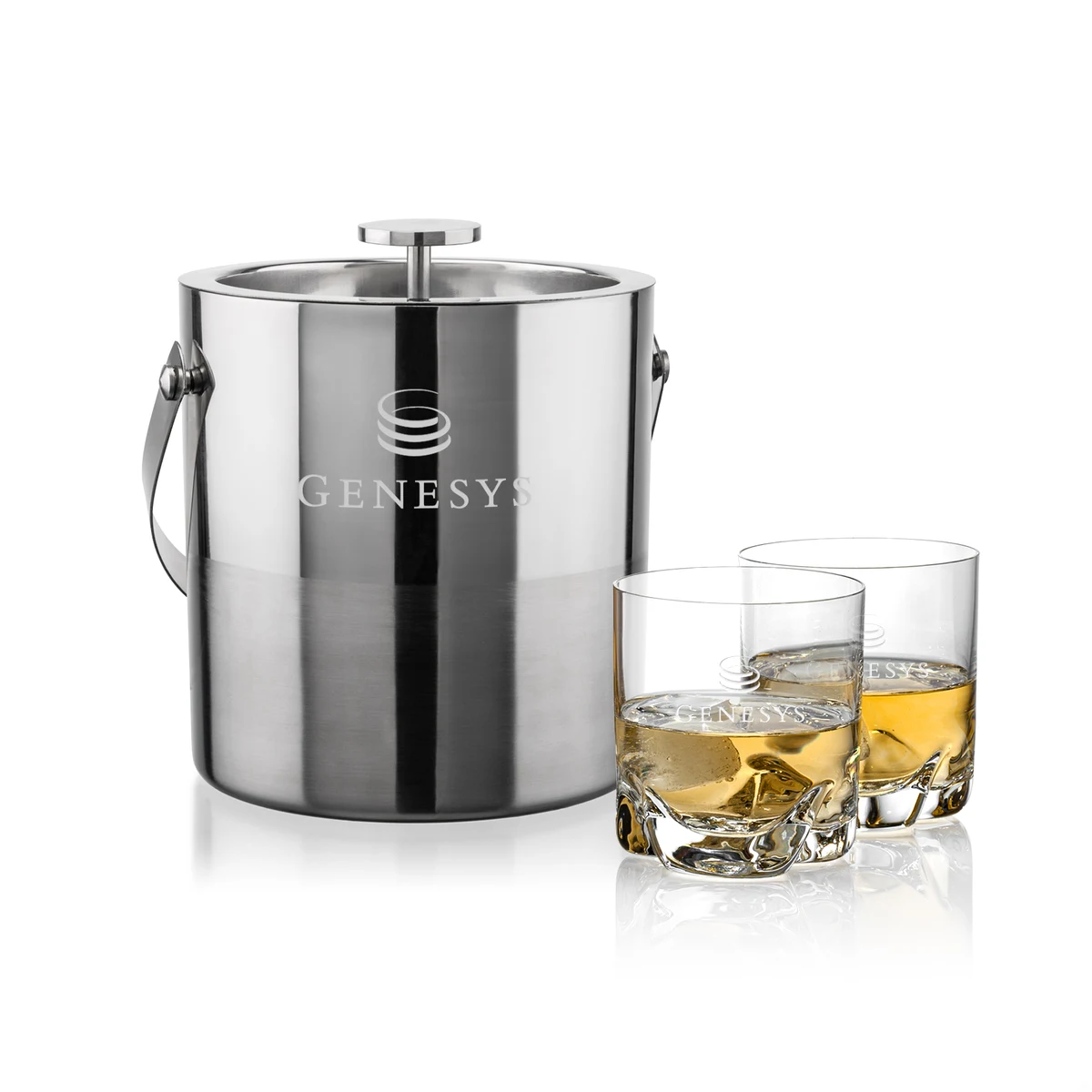 Catania Ice Bucket & Hillcrest On-the-Rocks Set 1