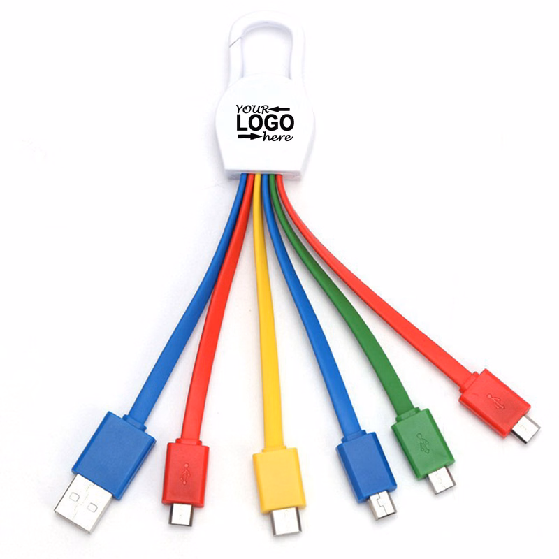 6-in-1 Keychain Charging Wire