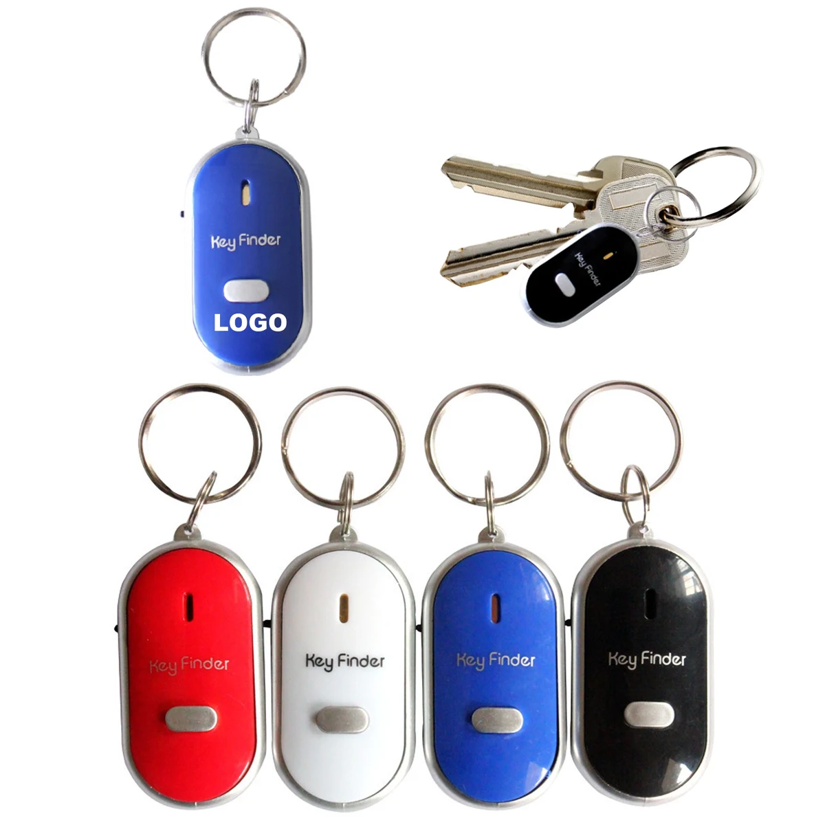 Remote Sound Control Key Finder Tag LED Light 1