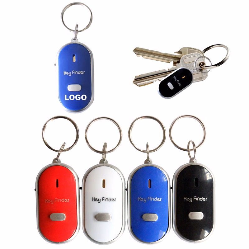 Remote Sound Control Key Finder Tag LED Light