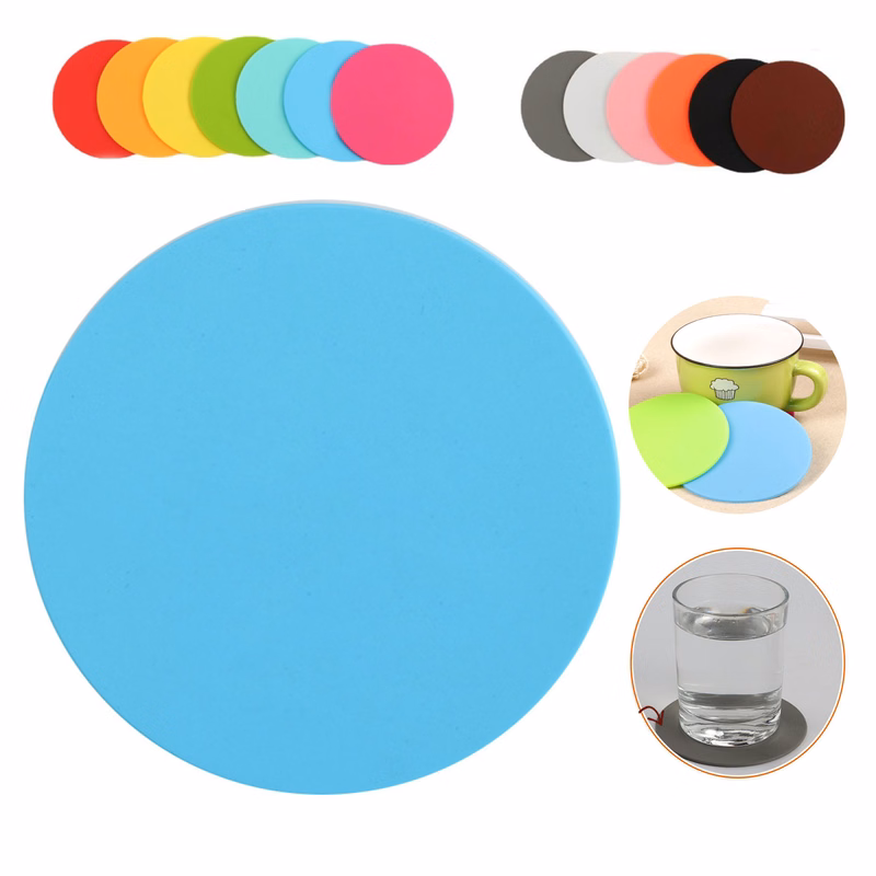Round Silicone Heat Insulation Cup Mat
