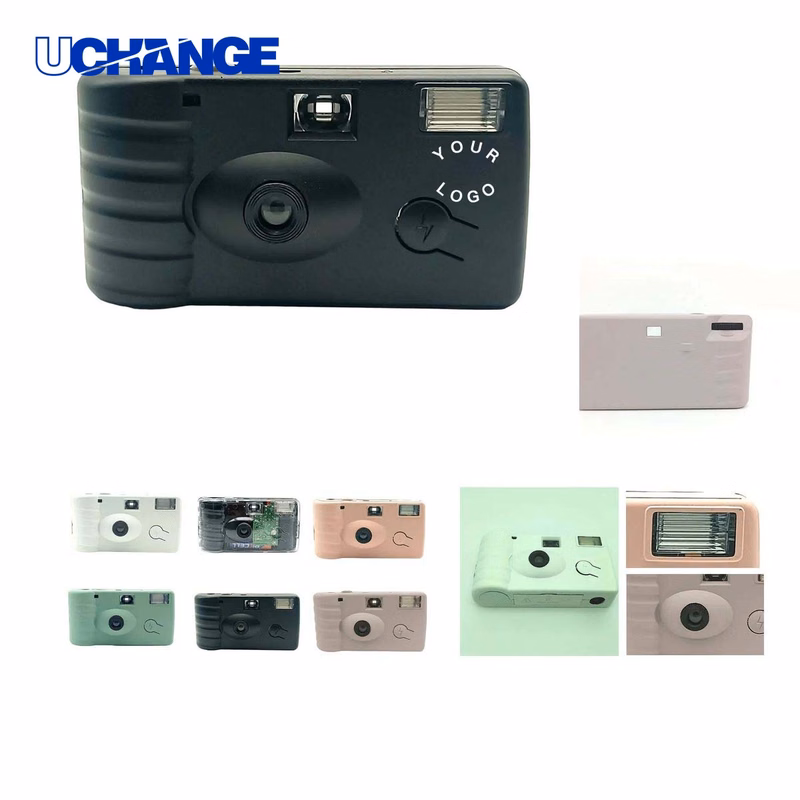 Disposable Film Camera with Built-In Flash