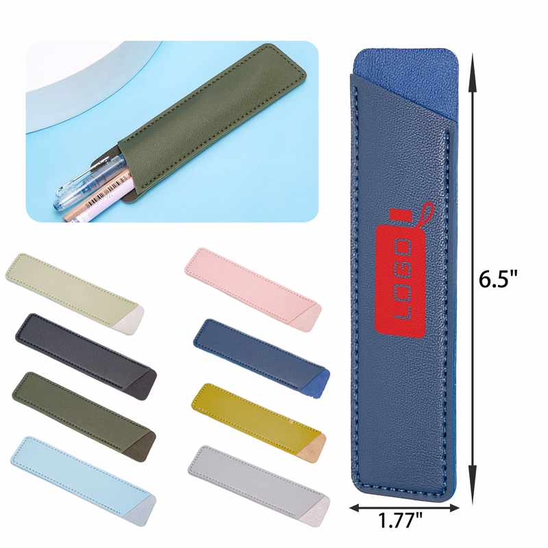 PU Leather Stylish Pen Sleeve Pouch