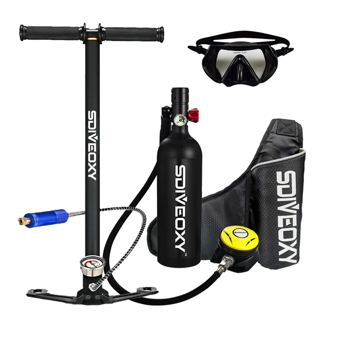 SD700 Scuba Diving Cylinder Set 1