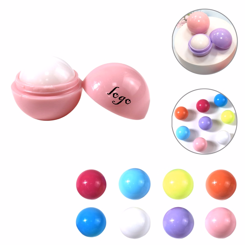 MOQ50 Creative Fruit-Scented Lip Balm Balls