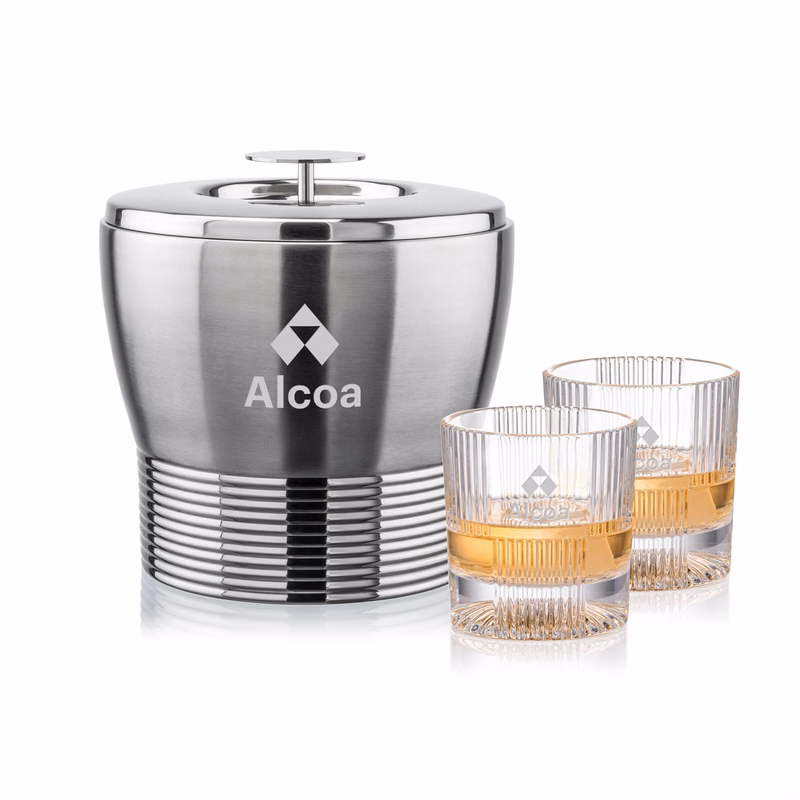 Genoa Ice Bucket & Blackwell On-the-Rocks Set