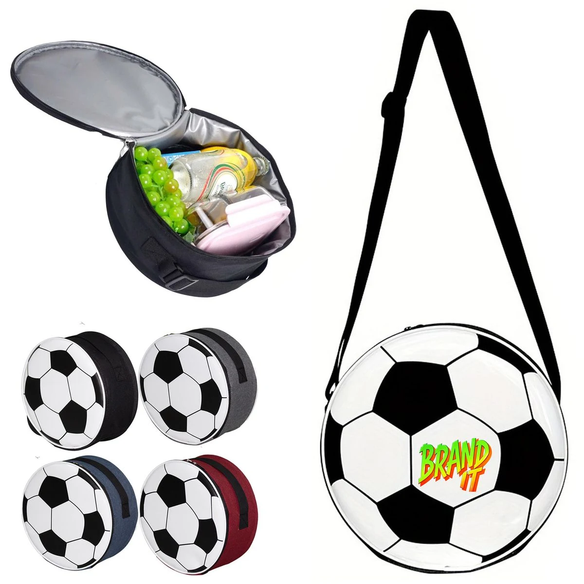 Football Insulated Cooling Lunch Bag 1