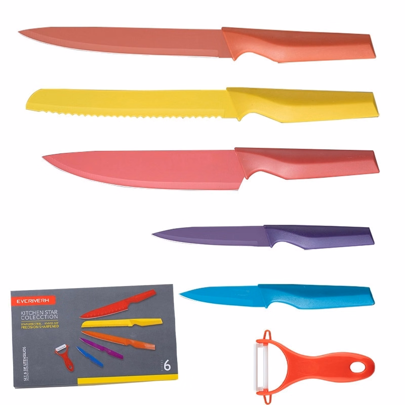 6Pcs Ceramic Knives Set For Kitchen