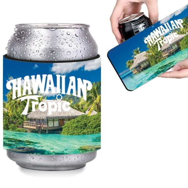 Slap N Wrap Neoprene Beverage Insulator - Full Color Sublimation 1