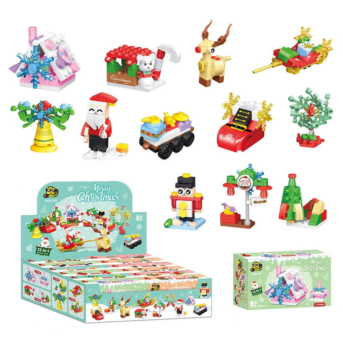 Christmas Mini Building Block Set 1