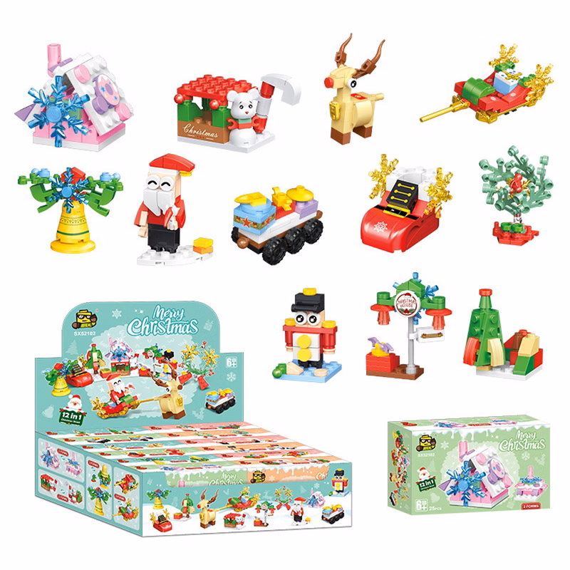 Christmas Mini Building Block Set