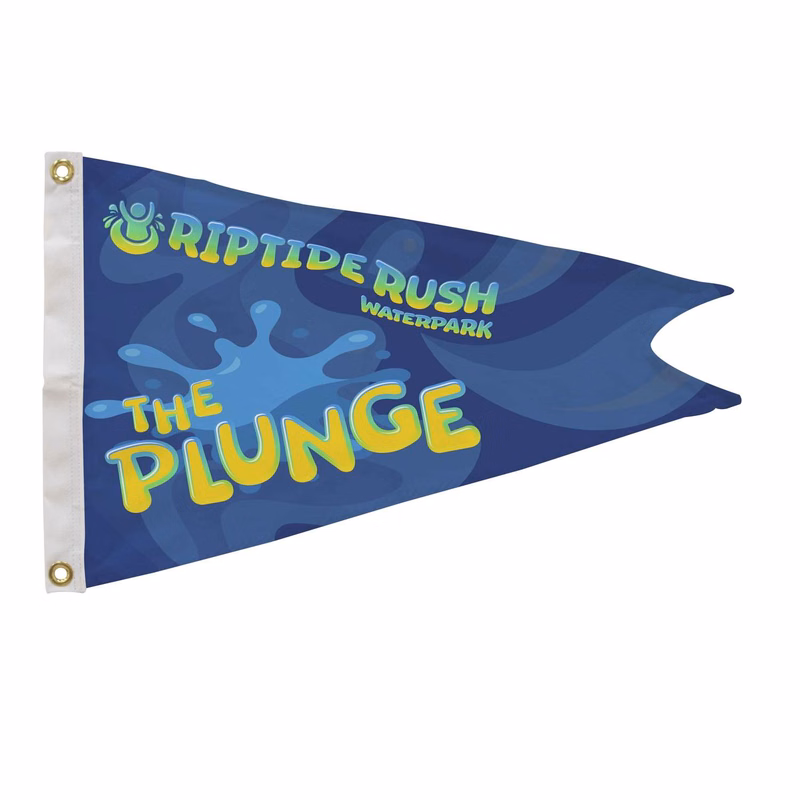 16" x 24" Nylon Burgee Flag Single-Sided