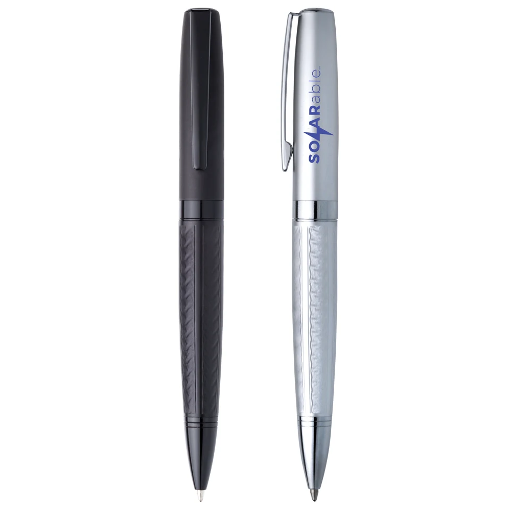 Sleek Brass Twist Ballpoint 1