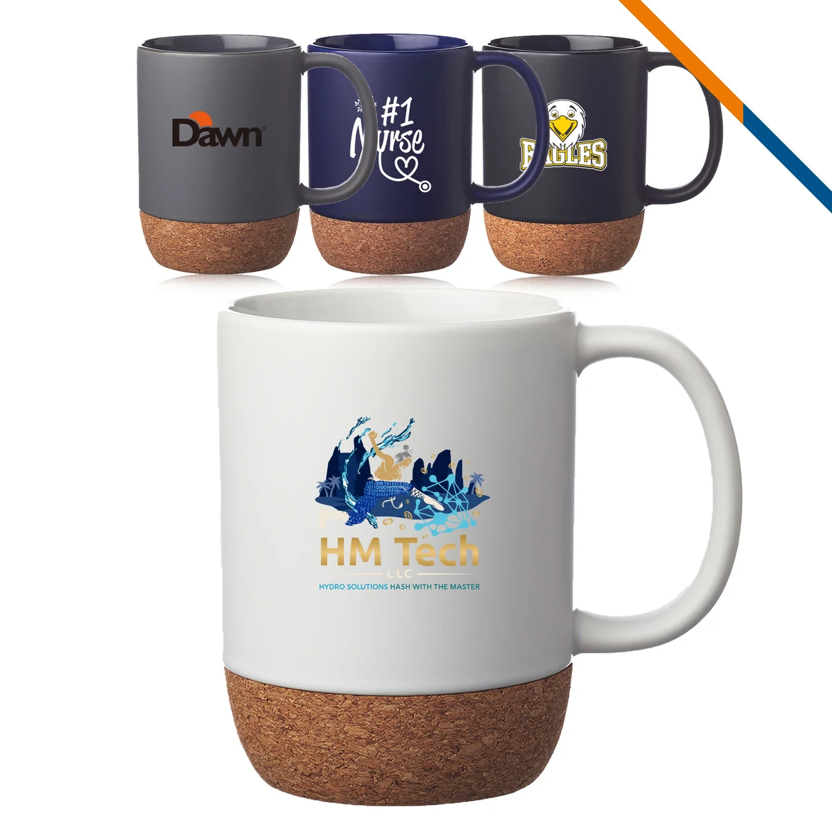 Geena Cork Ceramic Mug – 15 OZ. 1