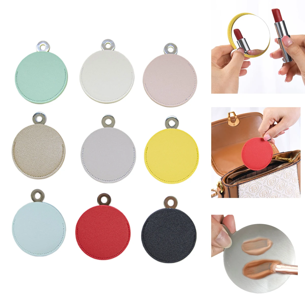Portable Stainless Steel Compact Cosmetic Mirrorr 1