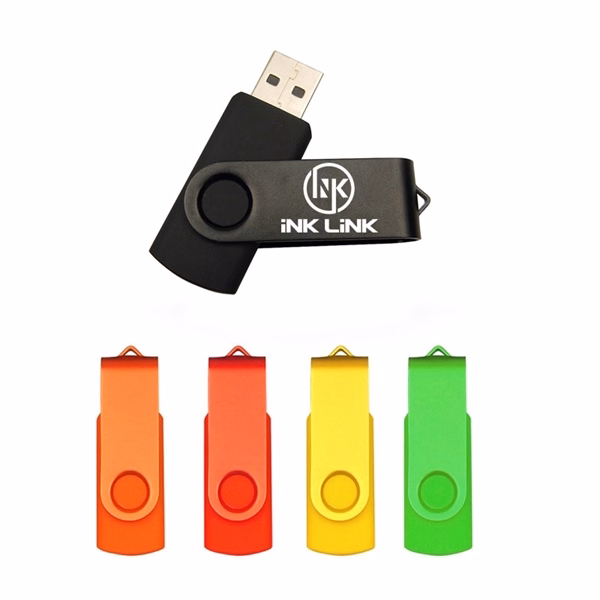 Metal USB Flash Drive with Clamshell