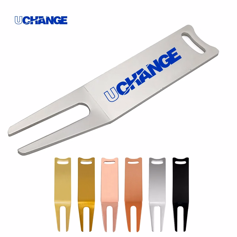 Steel Golf Divot Repair Tool With Slot