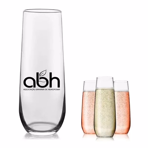 Custom 9 oz Unbreakable Stemless Plastic Wine Glass — Event & Catering Essential