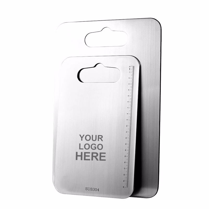 Non-Slip Stainless Steel Cutting Board