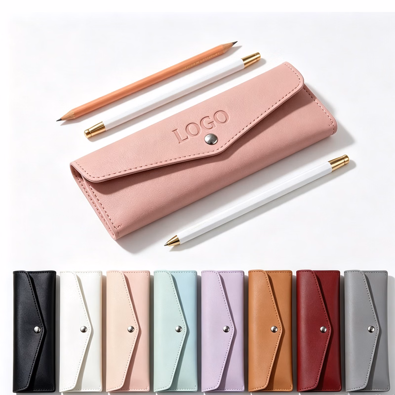 Envelope Style PU Pencil Pouch