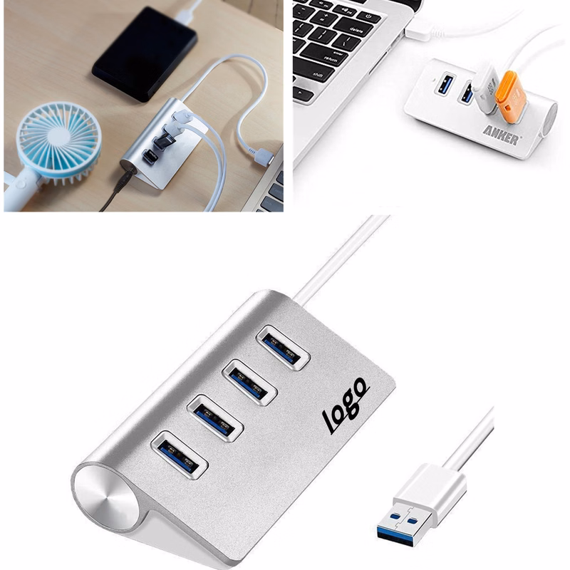 4-Port USB 3.0 Aluminum Data Hub