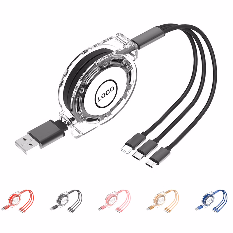 Versatile Retractable Charging Cable