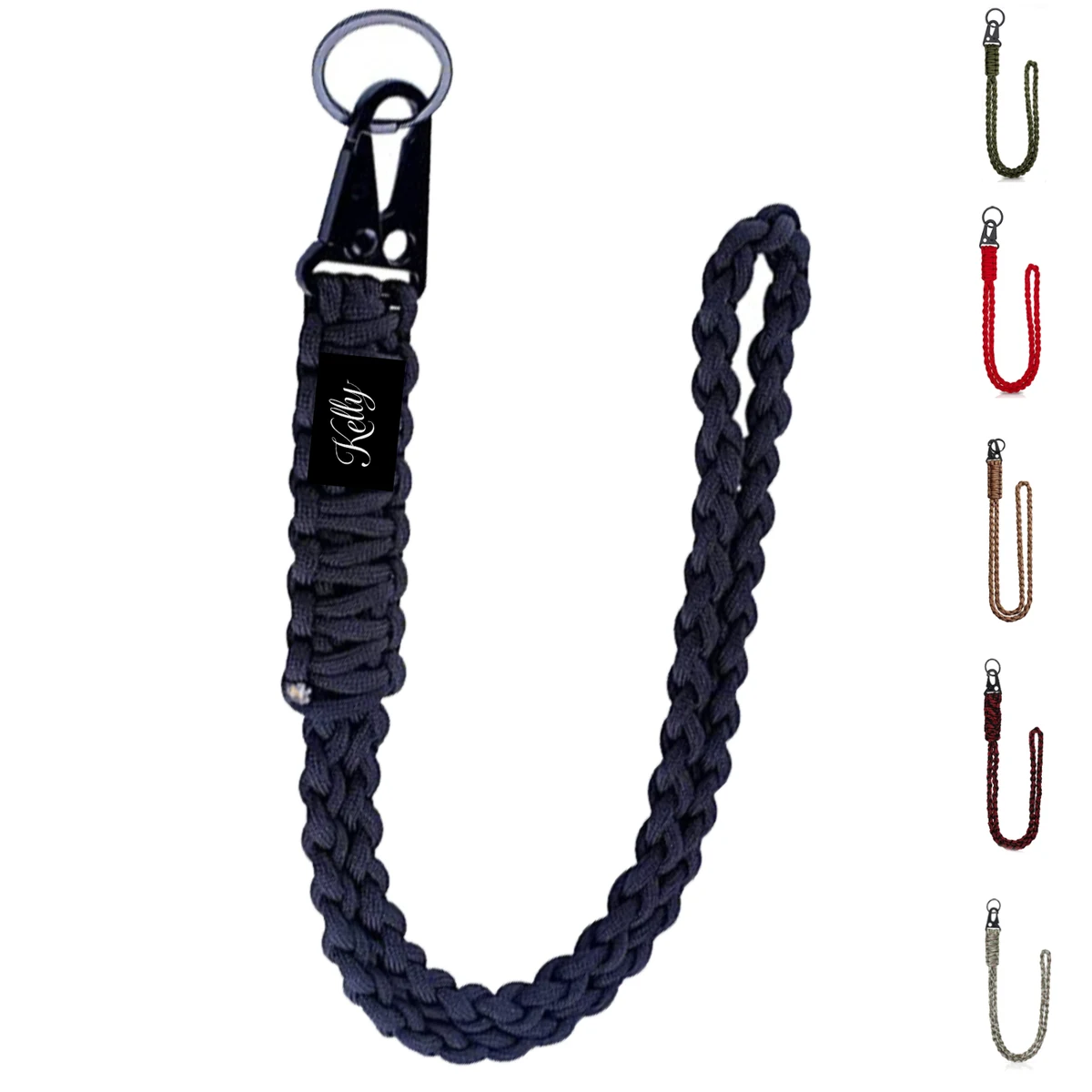 Heavy Duty Nylon Paracord Lanyard Keychain 1