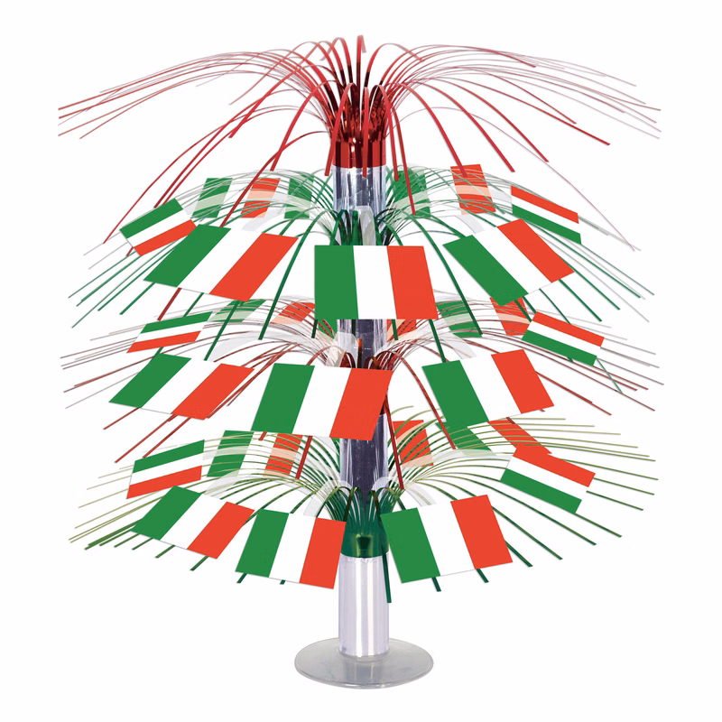Italian Flag Cascade Centerpiece