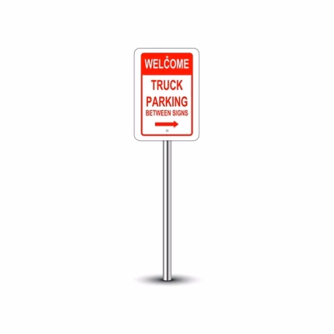 Truck Parking Only Signs (1ft x 1ft) SQFT