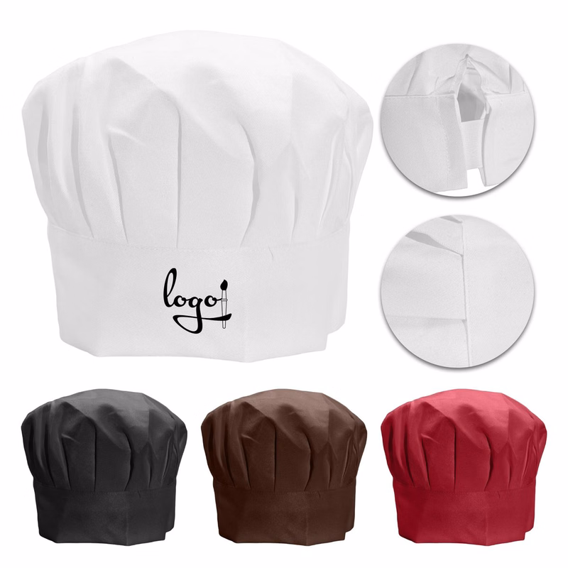 Adjustable Chef Hats Tube Sharp